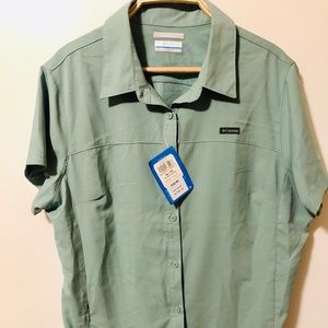 Women’s Columbia Meadowgate Short-Sleeve Shirt XL